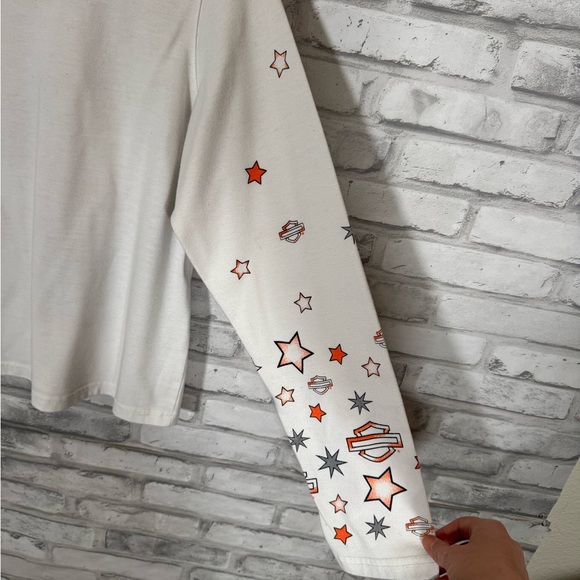 Harley-Davidson White Long Sleeve Motorcycle Shirt - Picture 7 of 11